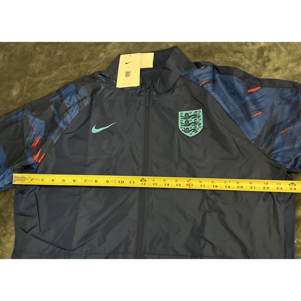 LARGE NIKE ENGLAND 2022/23 ACADEMY FOOTBALL JACKET BLUE DN1091-492 - Picture 7 of 9